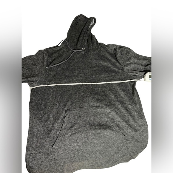 Casual and Lightweight Gray Hooded Sweatshirt Dress, size XL - Picture 6 of 15